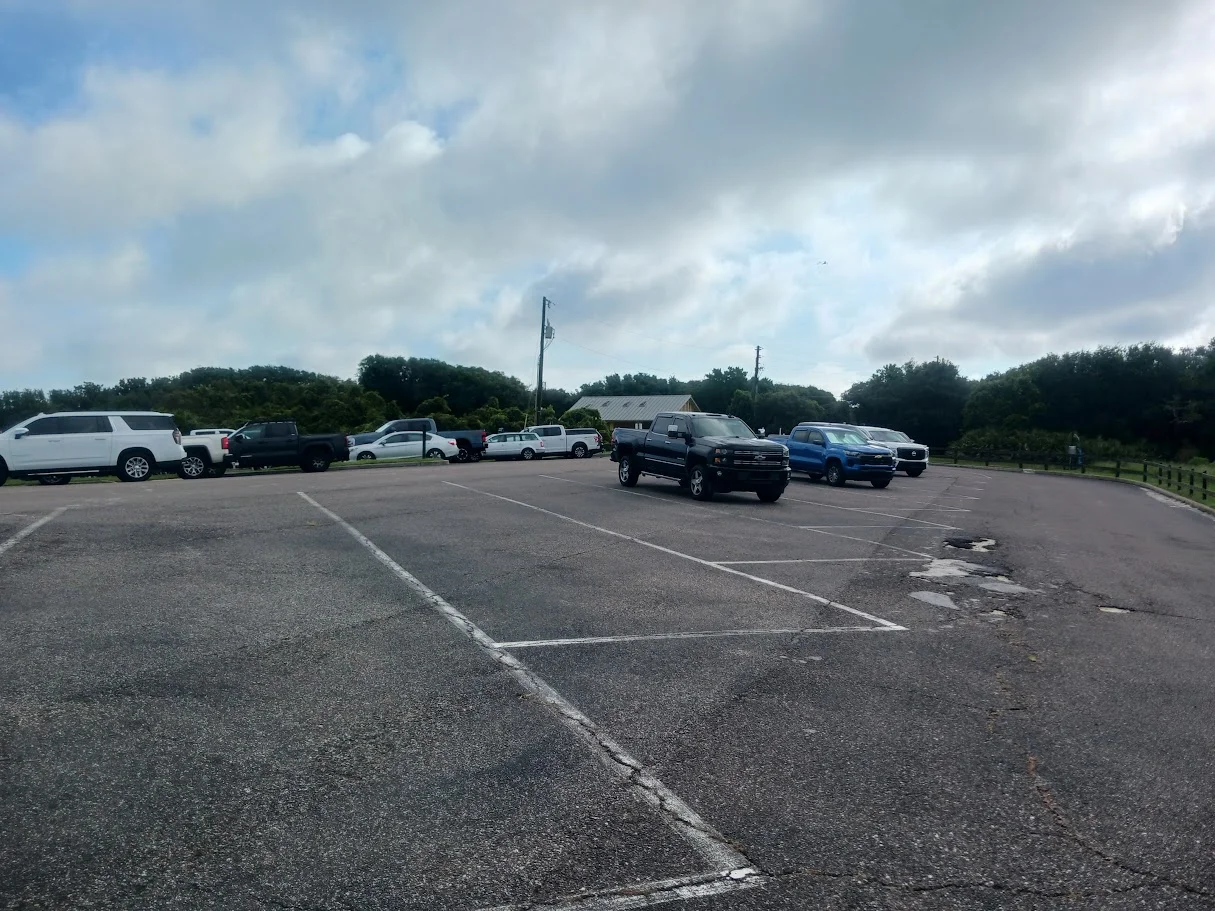 trailer parking at boat ramp along guana river, ponte vedra